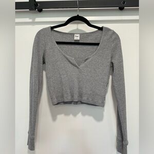 Aritzia-TNA Waffle Long Sleeve
